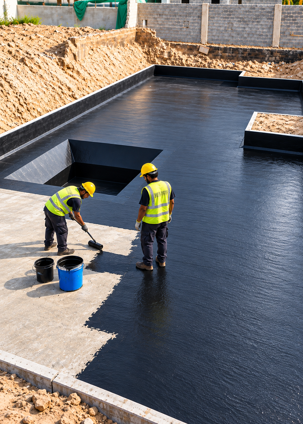Basement waterproofing